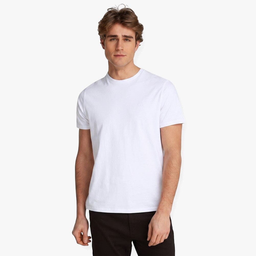 Calvin Klein Mens Classic Badge Tee White | Calvin Klein