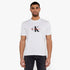 Calvin Klein Mens Mono Logo Shift Tee White | Calvin Klein
