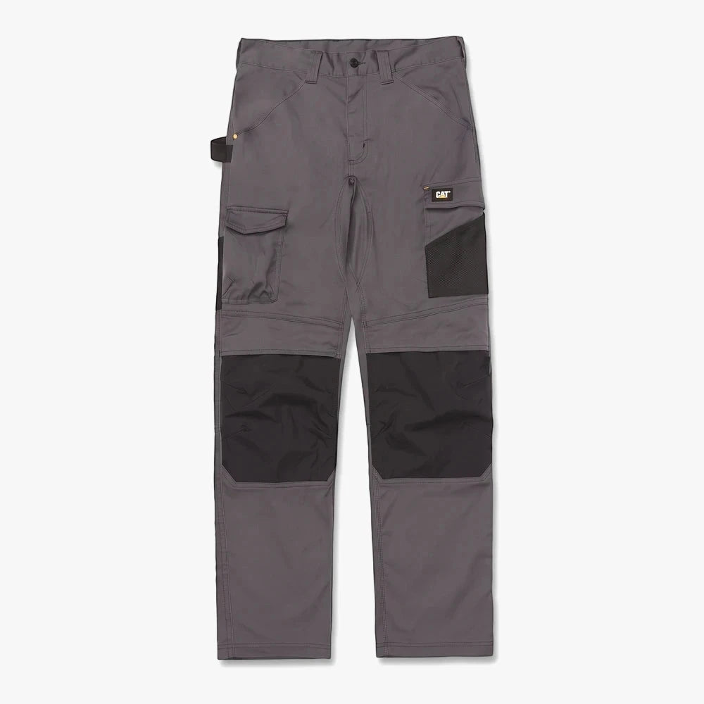 Caterpillar Mens Essential Knee Pocket Stretch Cargo Pants Dark Shadow | Caterpillar
