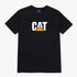 Caterpillar Mens Logo Short Sleeve Tee Pitch Black Trademark | Caterpillar