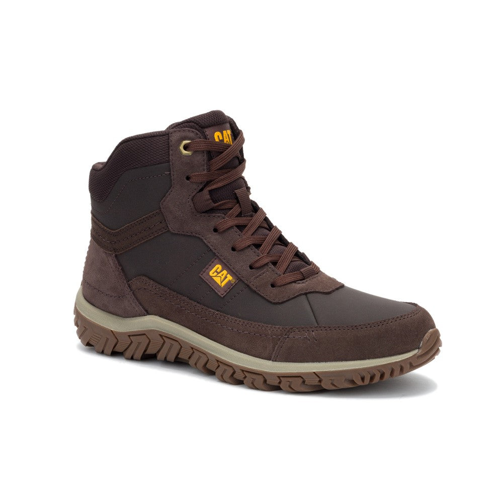 Caterpillar Mens Press Hi Mid Boot Coffee Bean