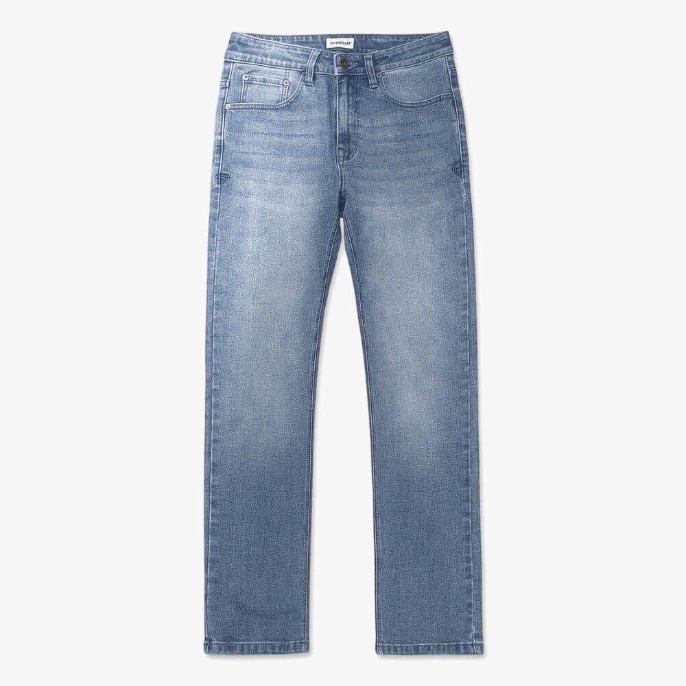 Caterpillar Mens Triblend Stretch Slim Jean Light Stone | Caterpillar