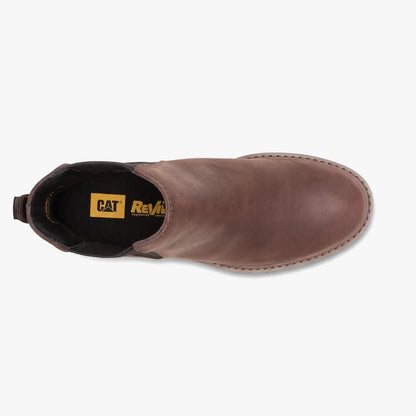 Top-down view of a brown leather Caterpillar Women&