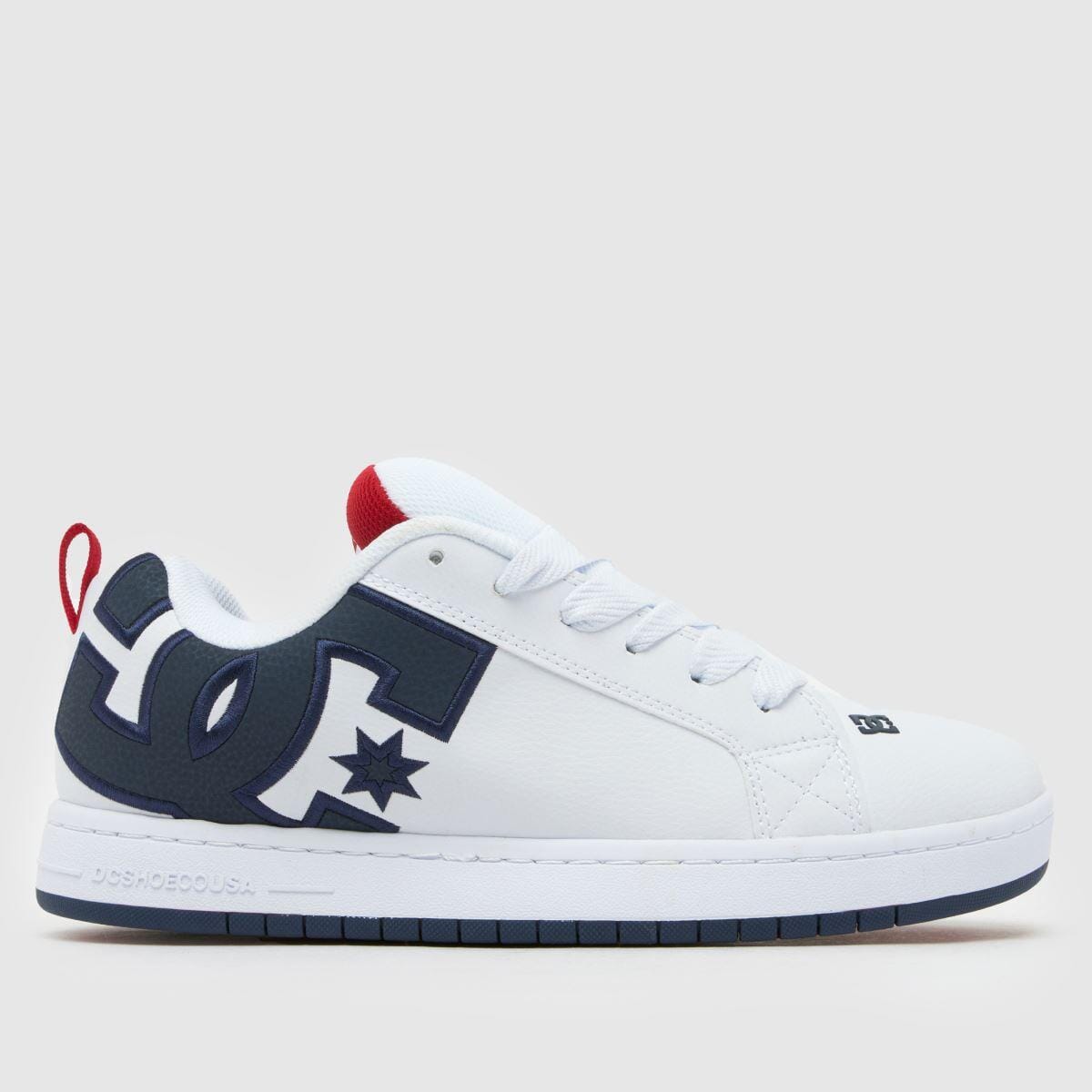 Dc Mens Court Graffik White Navy Red | Dc
