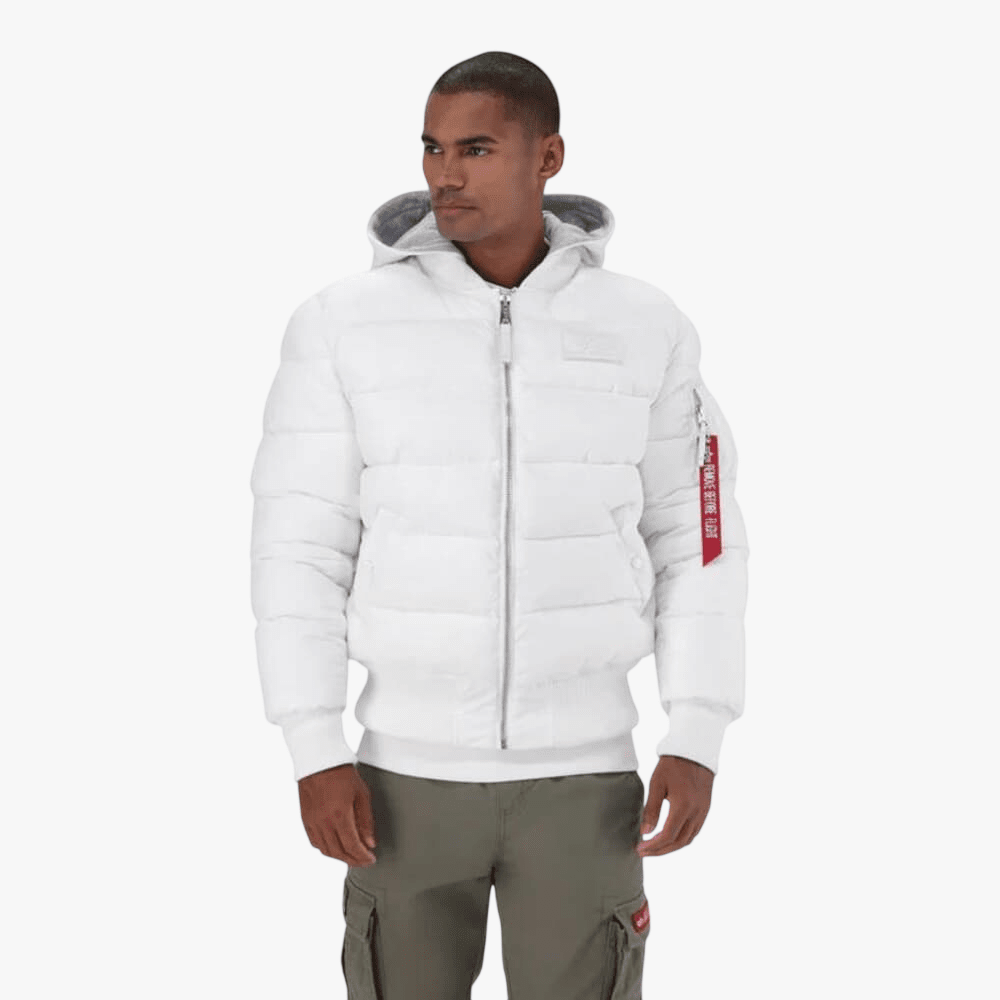 Alpha Industries Ma 1 Zh Puffer Jacket 001 White | Alpha Industries