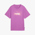 Puma Womens Graphics Stacked No 1 Relaxed Tee Wild Berry | Puma