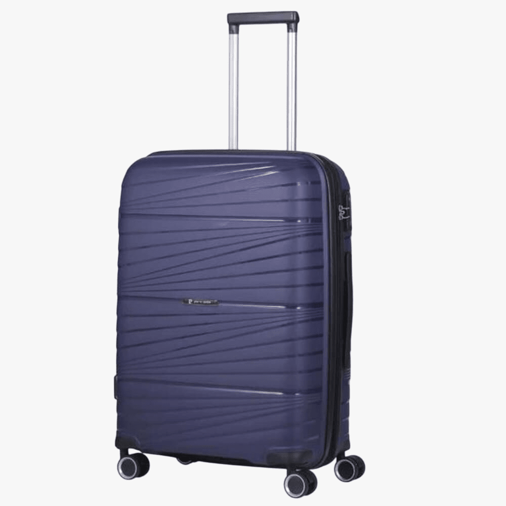 Pierre Cardin Montpellier Hard Case Trolley Suitcase Navy 20&quot; | Pierre Cardin