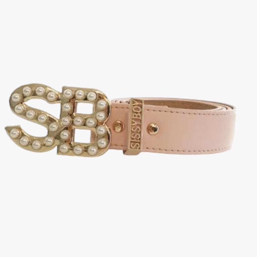 Sissy Boy Pearl Branded Belt Pink | Sissy Boy