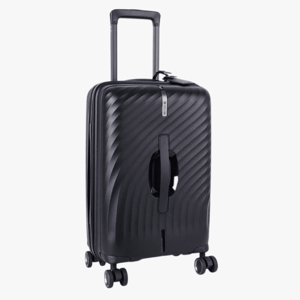 Cellini Xpedition Carry On Trolley Trunk Black | Cellini