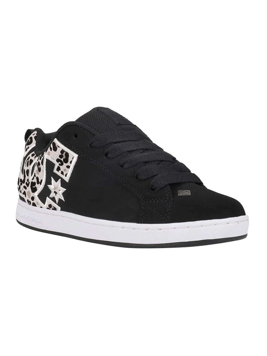 Dc Womens Court Graffik Sneaker Black White Print | DC