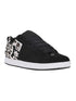 Dc Womens Court Graffik Sneaker Black White Print | DC