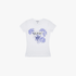 Guess Womens Flower Triangle Tee White | Guess