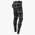 Freddy Womens Tartan Jacquard Regular Waist Wrup Shaping Trousers Black Check | Freddy