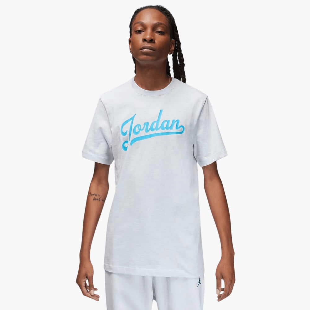 Nike Mens Jordan Fight Mvp Short Sleeve Tee Grey | Nike