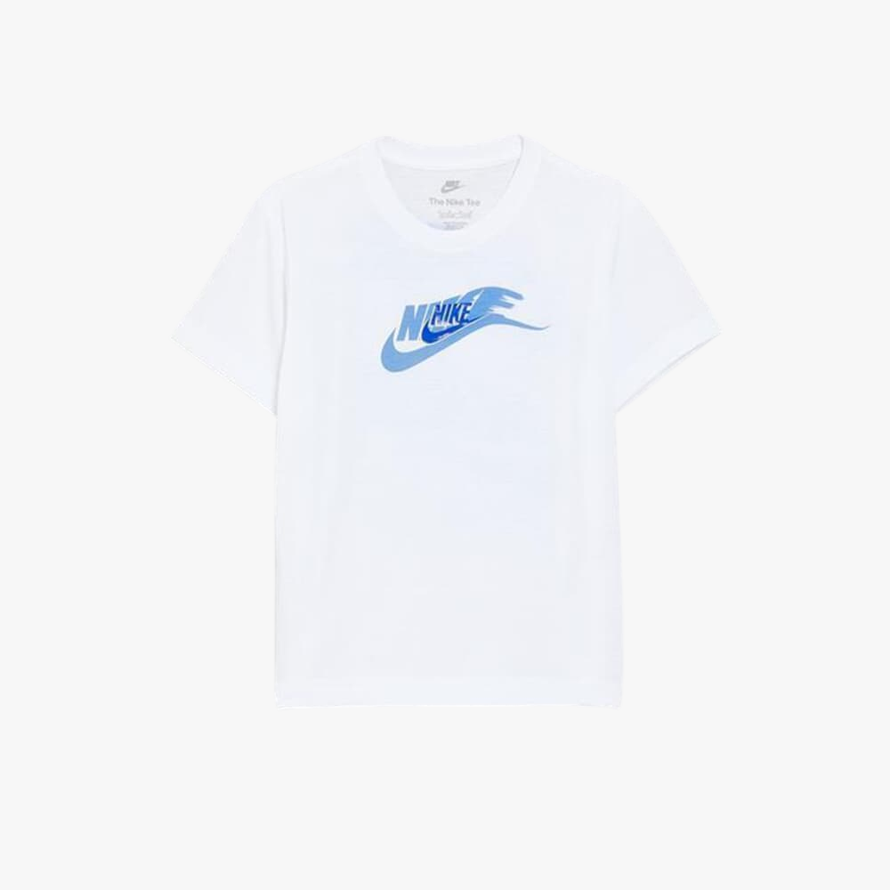 Nike Boys Nkb On The Move Basic Short Sleeve Tee White