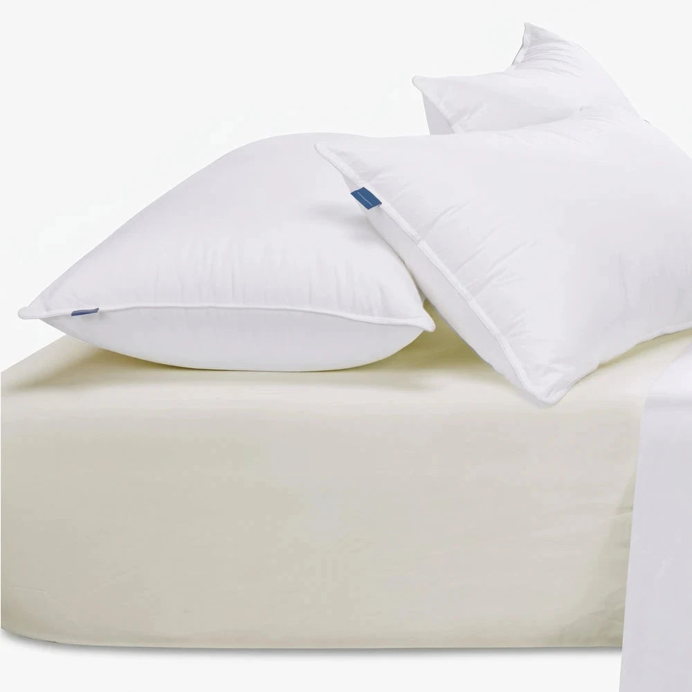 Cotton Co 400 Thread King Fitted Sheet 182X190+40 Cream | Cotton Co