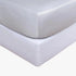 Cotton Co 400 Thread King Fitted Sheet 182X190+40 Silver | Cotton Co