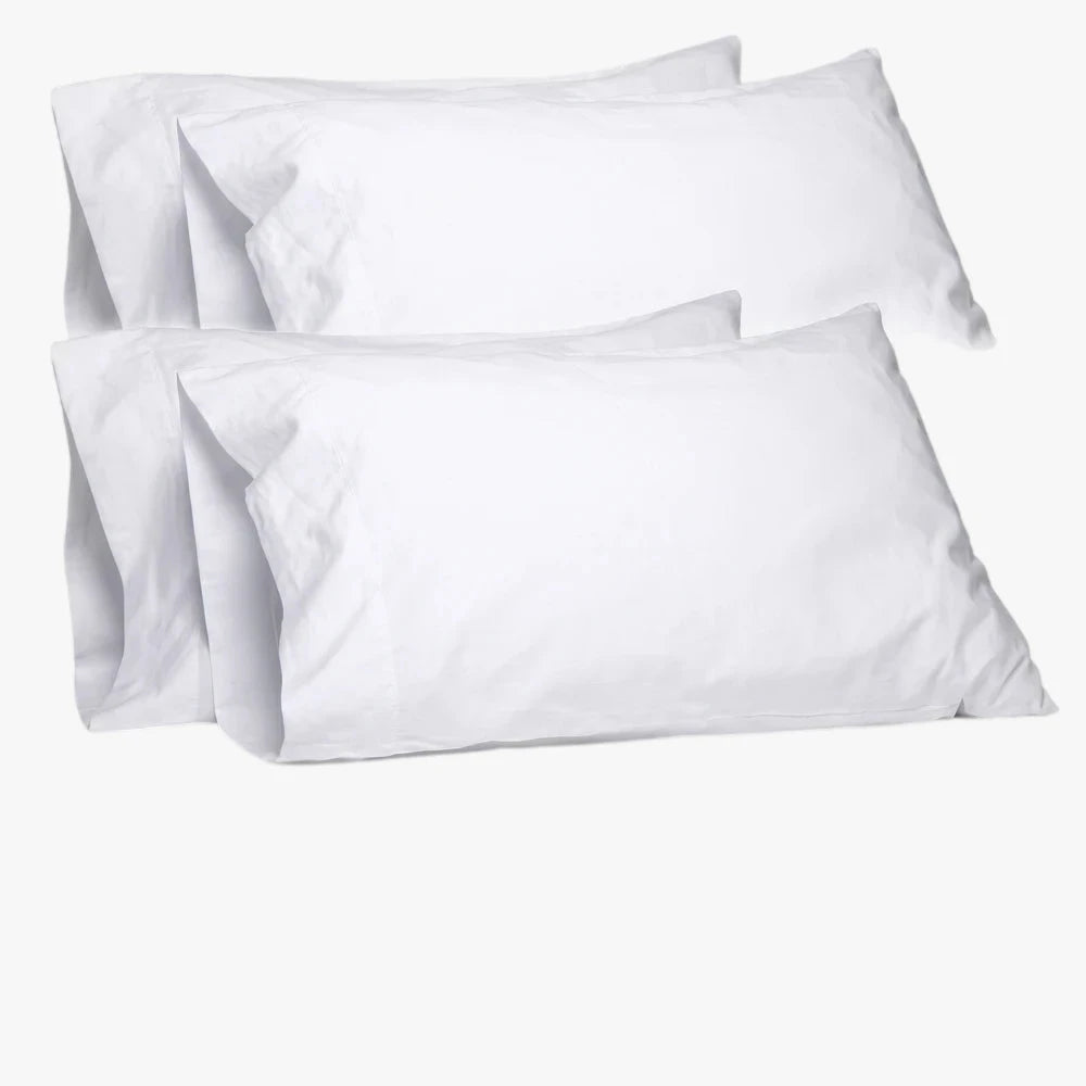 Cotton Co 400 Thread Oxford Standard 45X70 Pillow Case 2 Pack White | Cotton Co