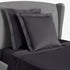 Cotton Co 4Oo Thread Oxford Standard Pillow Case Pair Black | Cotton Co