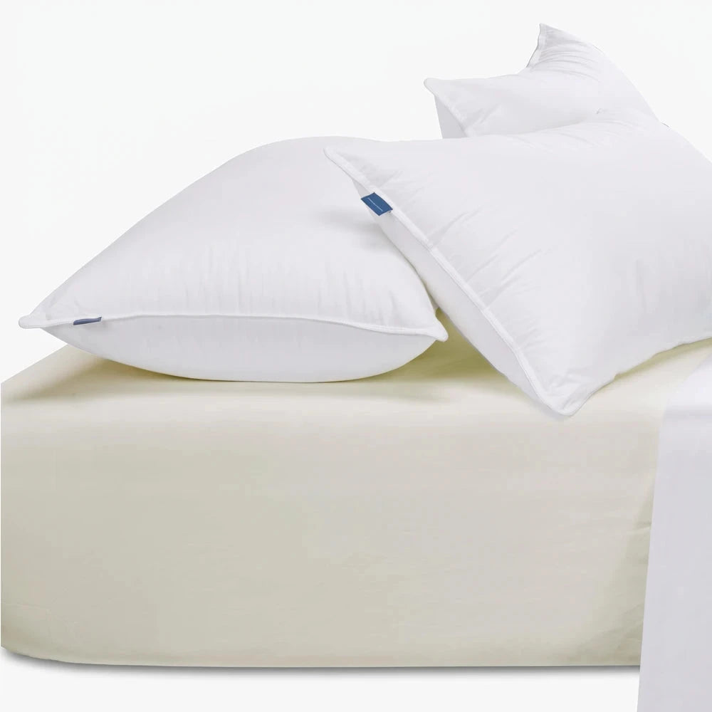 Cotton Co 400 Thread Fitted Queen Sheet 152X190+40 Cream | Cotton Co