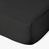 Cotton Co 400 Thread Super King Fitted Sheet 182X200+40 Black | Cotton Co