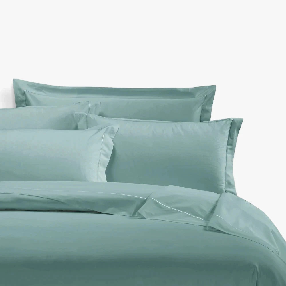 Cotton Co Egyption Cotton 400 Thread King 230X220 Duvet Cover Duck Egg | Cotton Co
