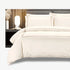 Cotton Co Opulence Emily King 300 Thread Count Duvet Cover Set Cream | Cotton Co