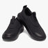 Crocs Mellow Ease Slip On Shoe in black with knit upper and cushioned sole for everyday comfort