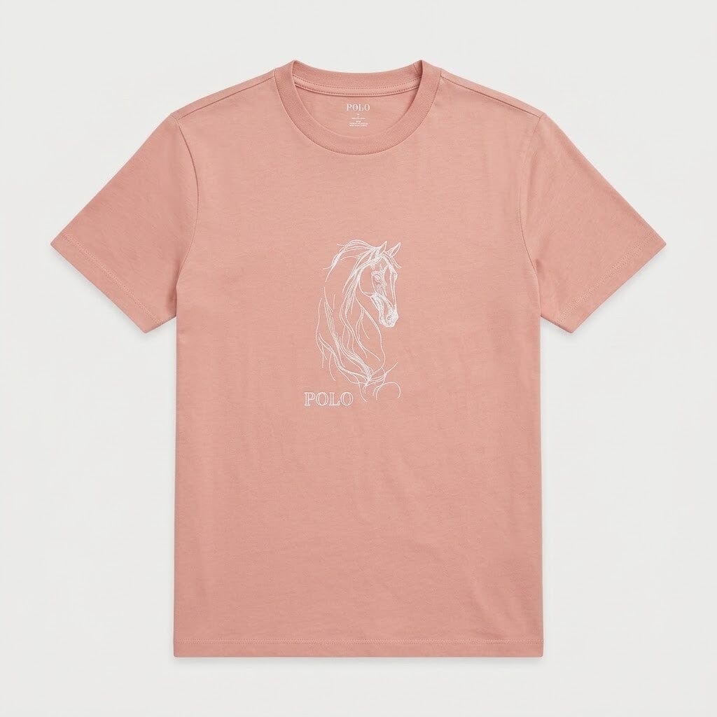 Polo Womens Polly Printed Tee Rose | Polo