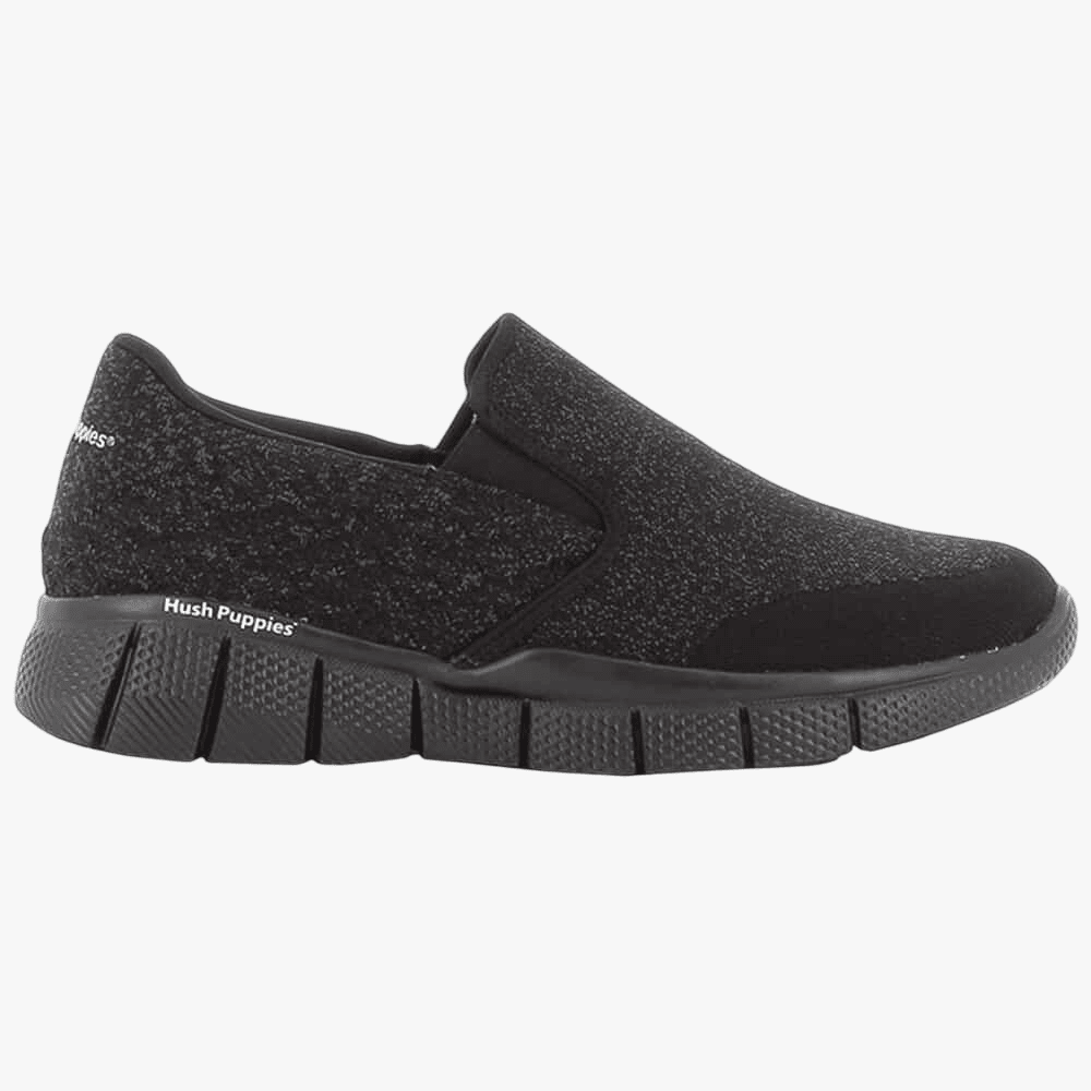 Hush Puppies Mens Equally Slip On Shoe Black | Hush Puppies