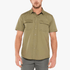 Jeep Mens Safari Short Sleeve Shirt With Back Vent Olive Jeep
