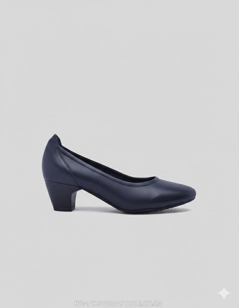 Greencross Womens Lh Round Toe Slip On Court Navy | Greencross