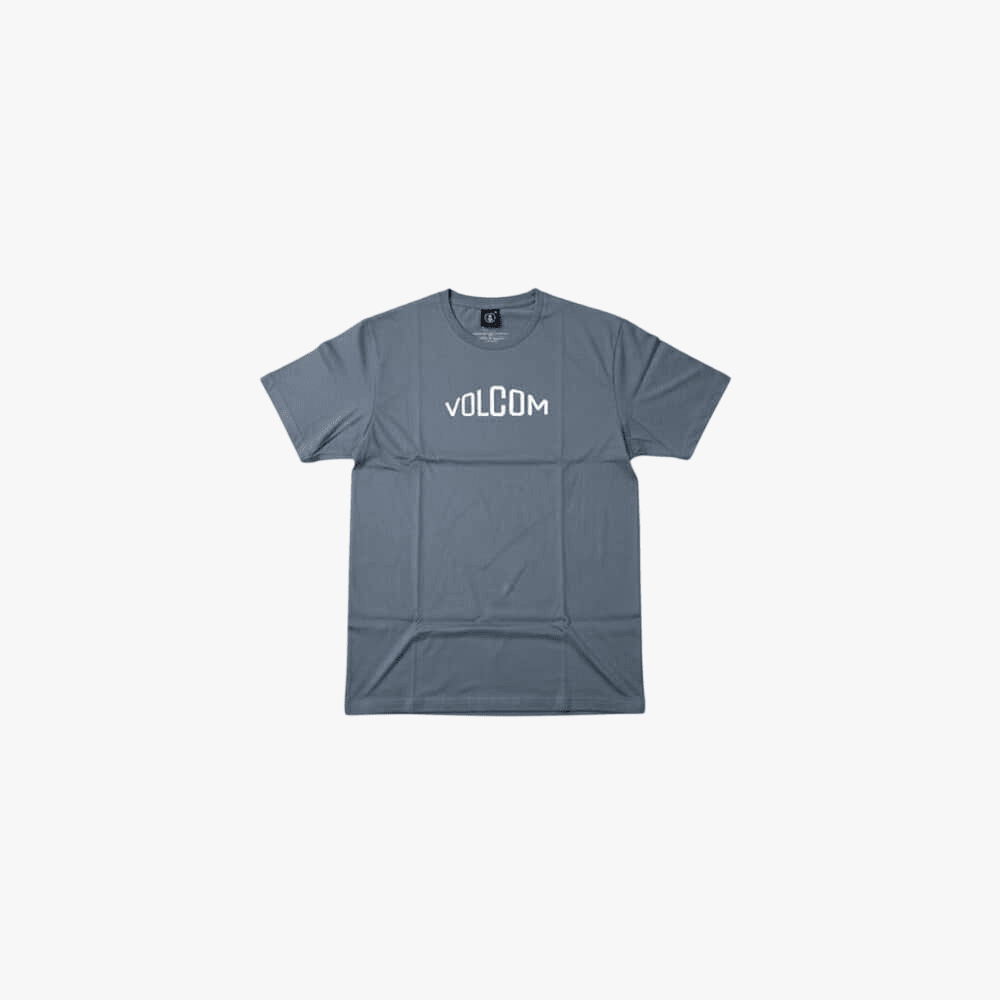 Volcom Mens Waxer Short Sleeve Tee Ombre Navy | Volcom