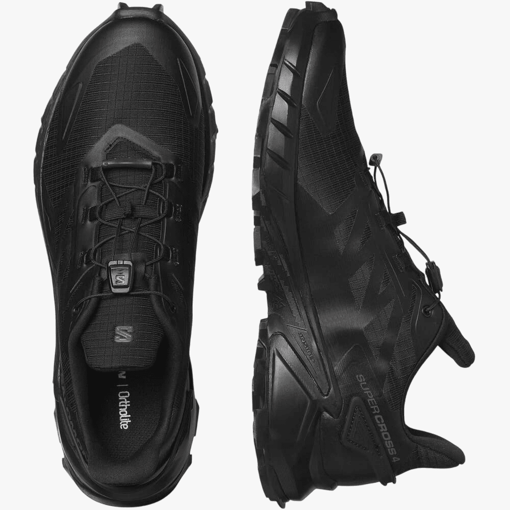 Salomon Mens Supercross 4 Black Black Black | Salomon