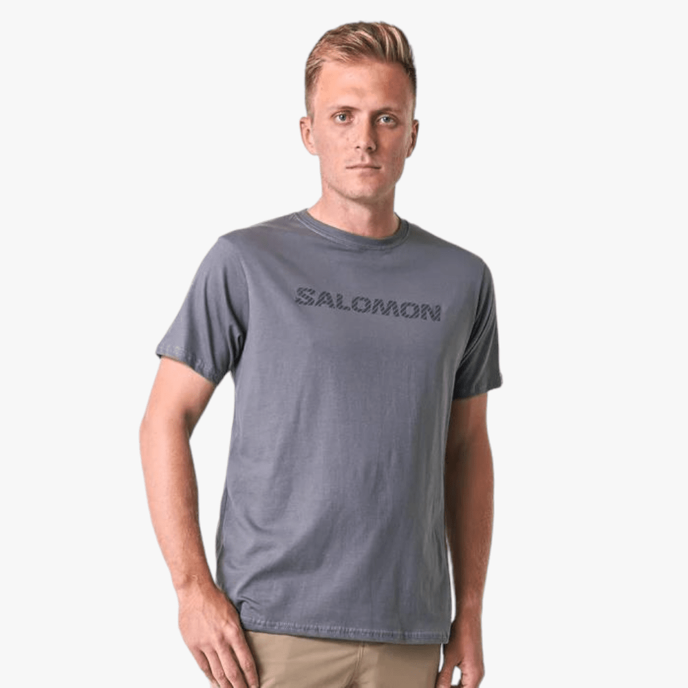 Salomon Mens Strike Thru Tee Quiet Shade | Salomon