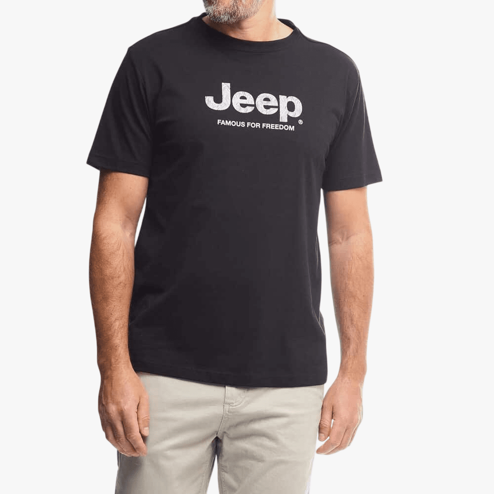 Jeep Mens Core Logo Tee Black | Jeep