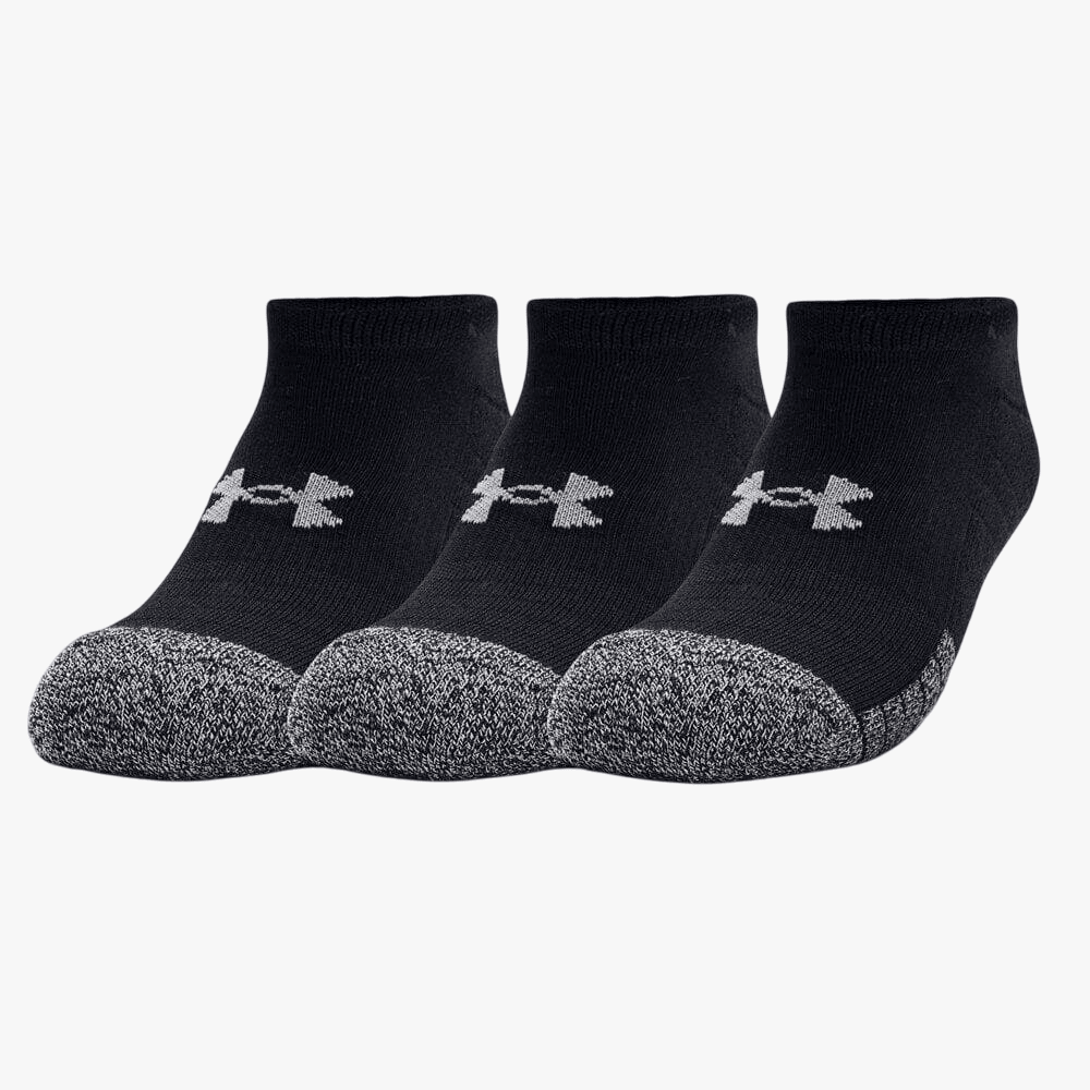Under Armour Adult Heatgear No Show Socks 3 Pack 001 Black | Under Armour