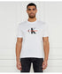 Calvin Klein Mens Mono Logo Shift Tee White | Calvin Klein
