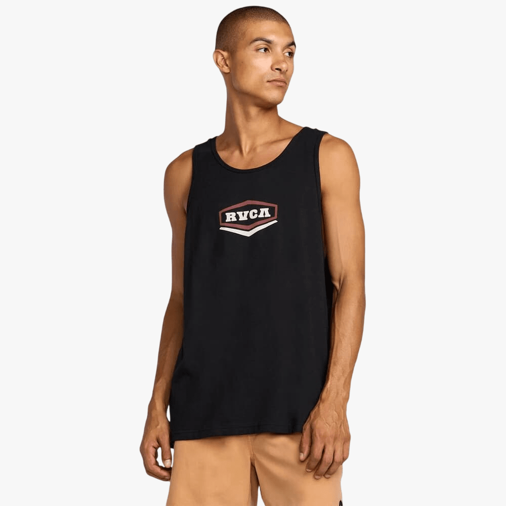 Rvca Mens Hex Inc Tank Black