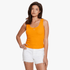 Guess Womens Traingle Bling Vest Orange | Guess