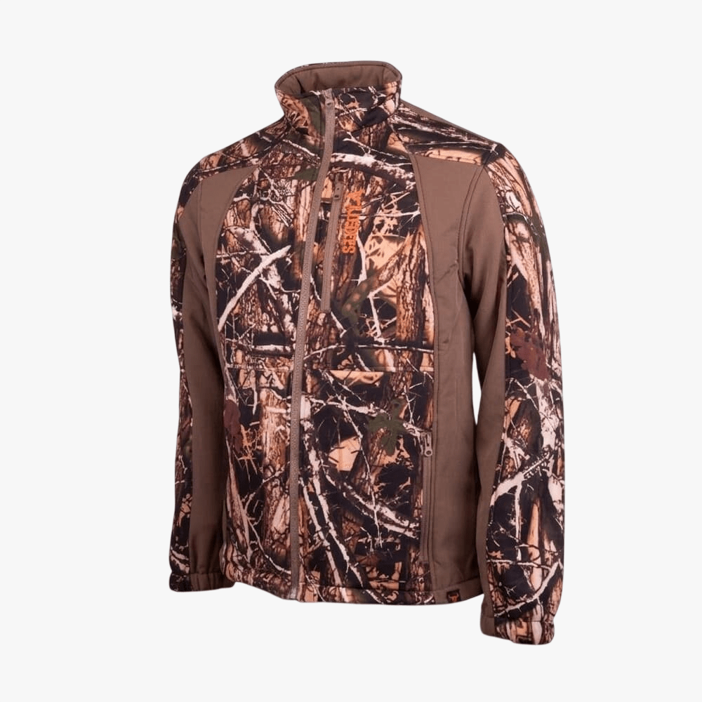 Wildebees Mens Tech Teddy Softshell Jacket Black Sekelbos Fawn | Wildebees