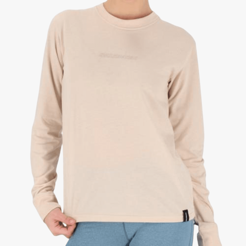 Salomon Womens Long Sleeve Willow Tee Rainy Day | Salomon