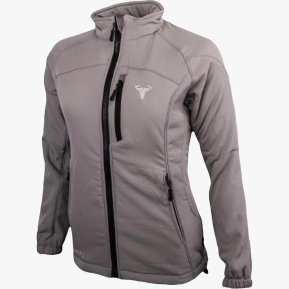 Wildebees Womens Tech Plain Teddy Bond Softshell Mist | Wildebees