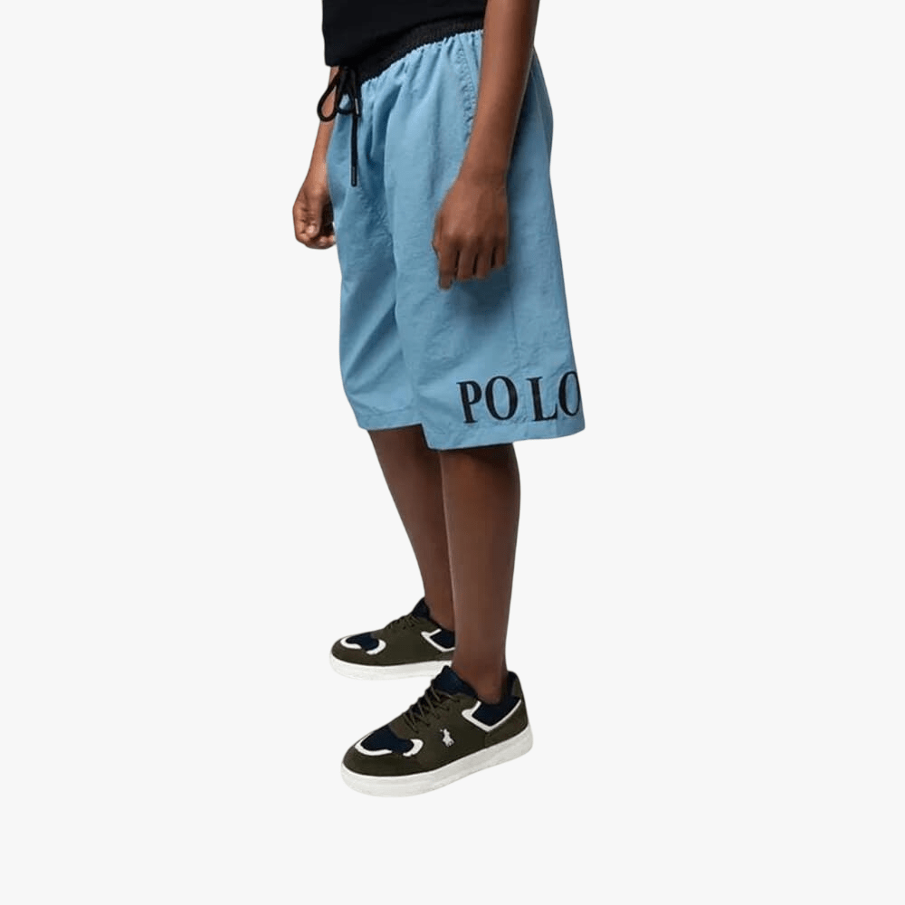 Polo Boys Ayden Colour Block Shorts Glacier Blue | Polo