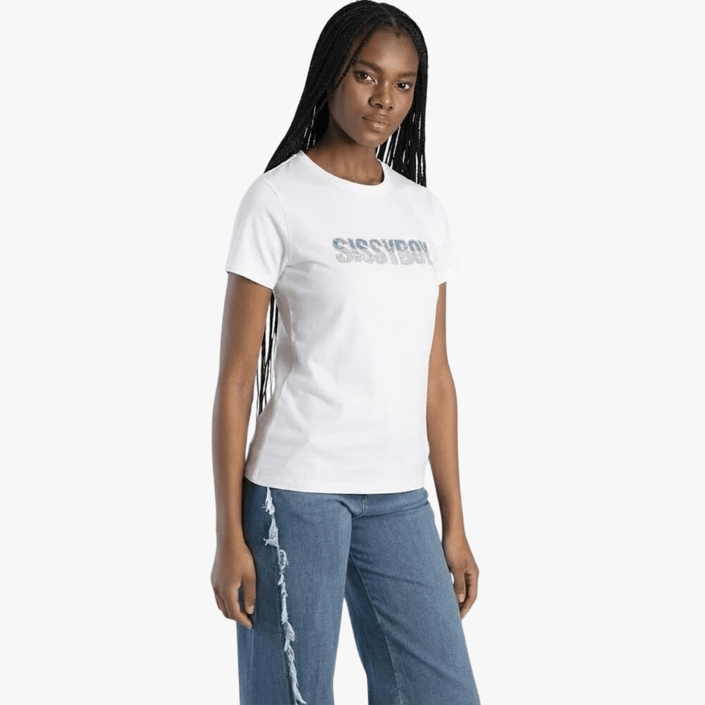 Sissy Boy Womens Regular Fit Short Sleeve Top White | Sissy Boy