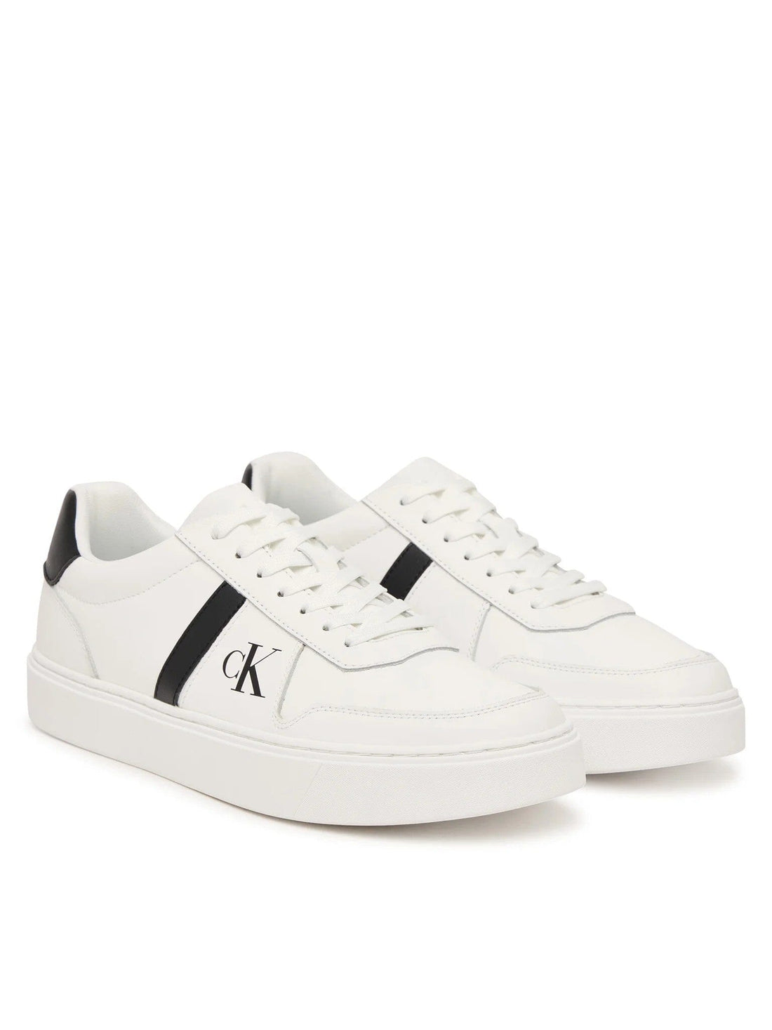 Calvin Klein Classic Cups Lace Leather Emb Toungue White | Calvin Klein