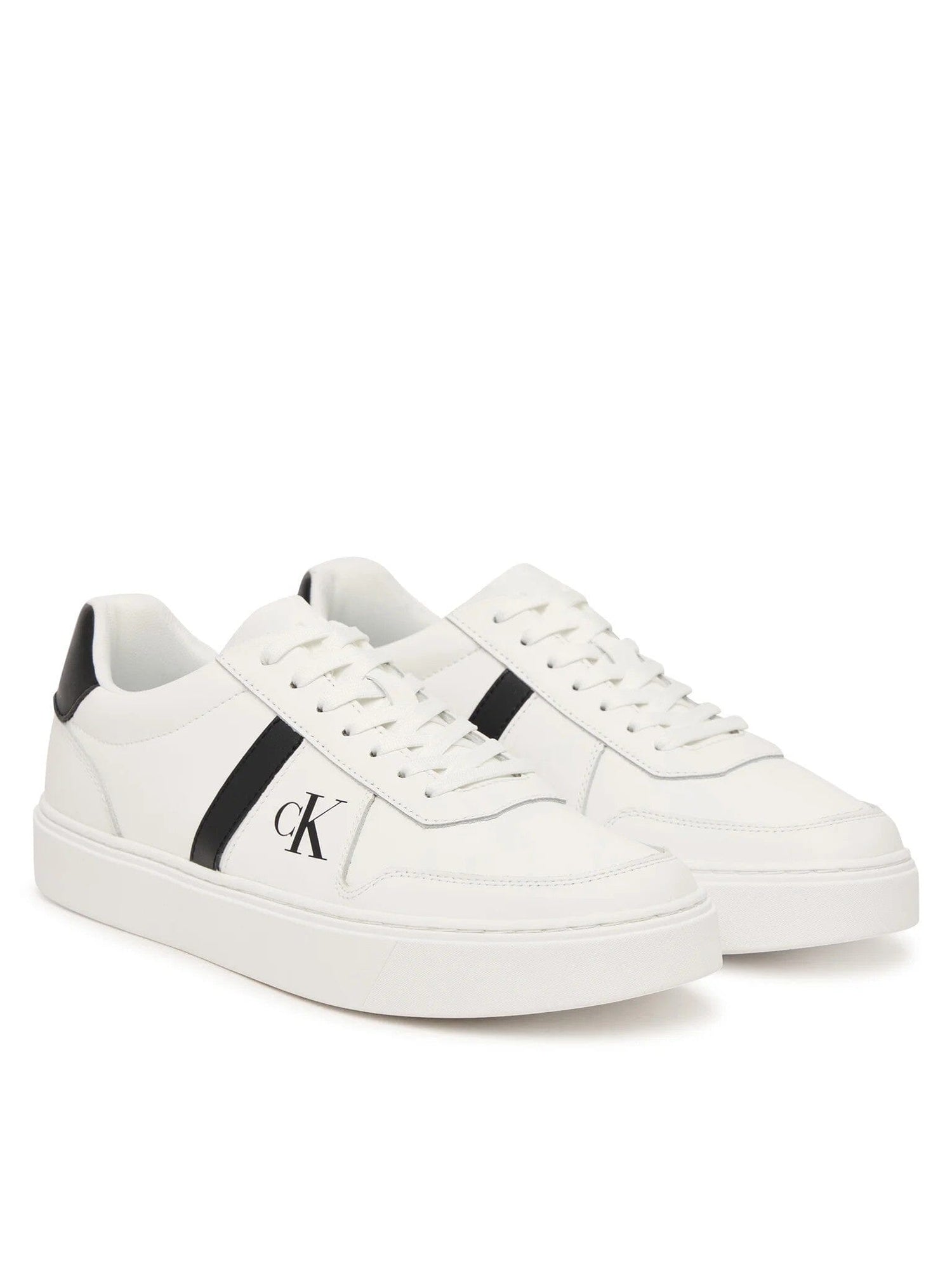 Calvin Klein Classic Cups Lace Leather Emb Toungue White | Calvin Klein
