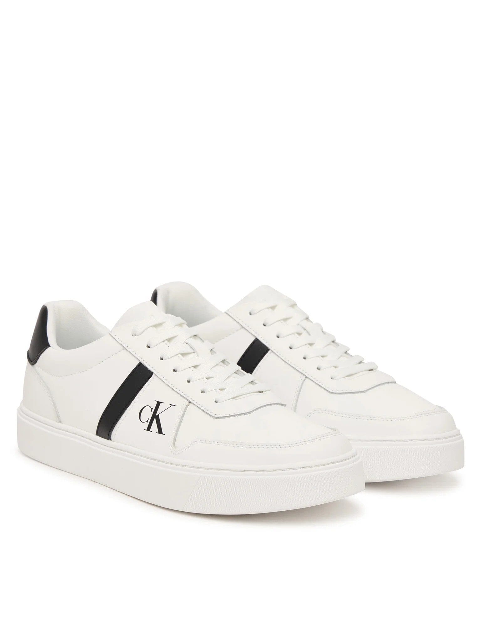 Calvin Klein Classic Cups Lace Leather Emb Toungue White | Calvin Klein