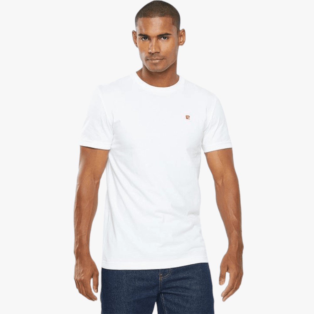 Pierre Cardin Mens Louis Short Sleeve Tee White | Pierre Cardin