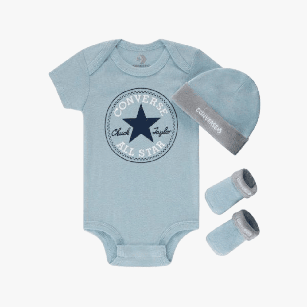 Converse Infants Boys Classic 3 Pc Crib Pack Pacific Blue Coast | Converse